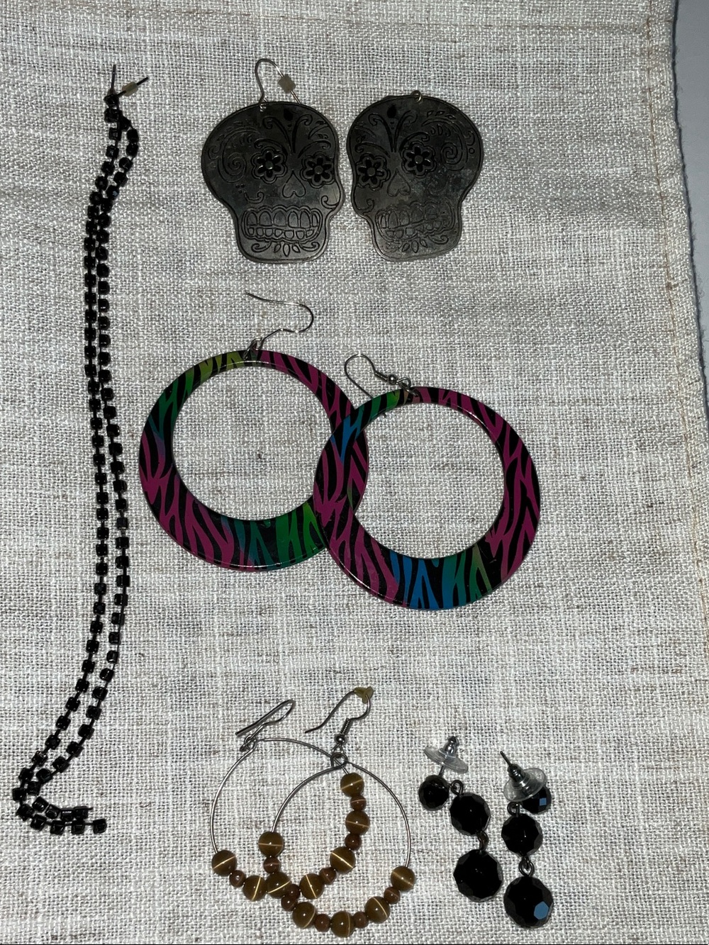 5 Pair Girl’s Fun Pierced Earring